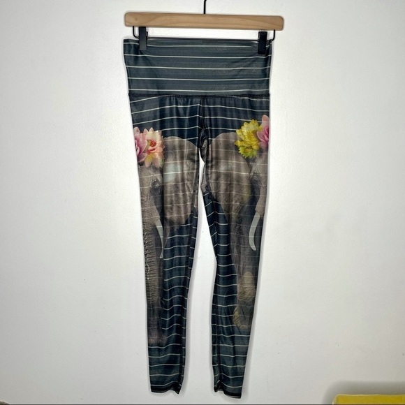Teeki Love The Elephants Legging Womens S - Picture 1 of 9